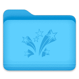 Folder - Stars macOS icon