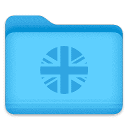 Folder - Union Jack Round