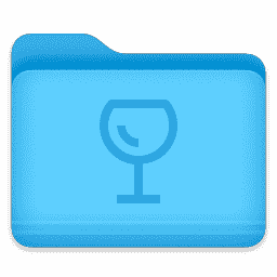 Folder - Wine Glass