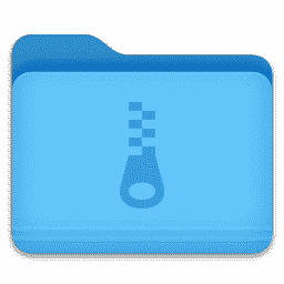 Folder - Zip macOS icon