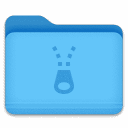 Folder - Zip Open macOS icon