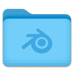 Folder Blender macOS icon