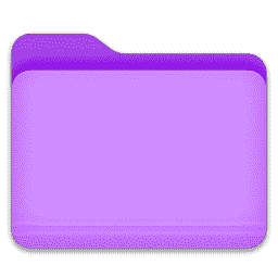 Folder French Violet #70C overlay