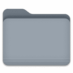 Folder Gunmetal Grey #1F2933 overlay