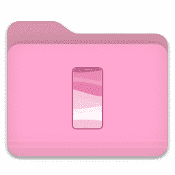 Folder Light Pink Phone macOS icon