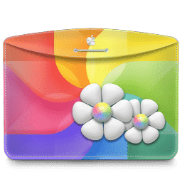 Folder System Photos Library macOS icon