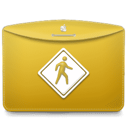 Folder System Public macOS icon