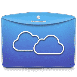 Folder System iCloud blue macOS icon