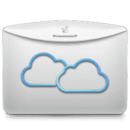 Folder System iCloud weiss macOS icon