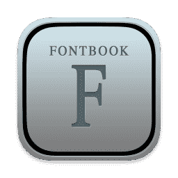 Fontbook macOS icon