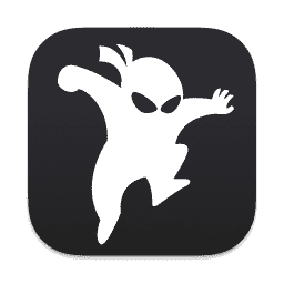 Fonts Ninja Dark macOS icon