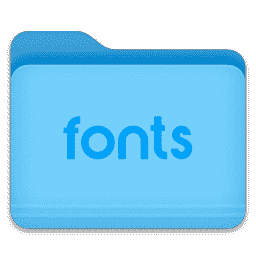 Fonts folder - ventura 13