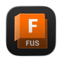 Fusion360 Dark Mode Liquid Glass Icon