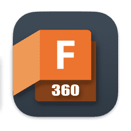 Fusion360 dark macOS icon