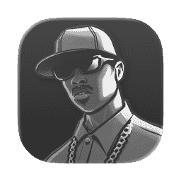 GTA San Andreas, Grand Theft Auto (Liquid Glass Clear Dark:Light)