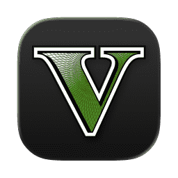 GTA V, Grand Theft Auto (Liquid Glass Dark)