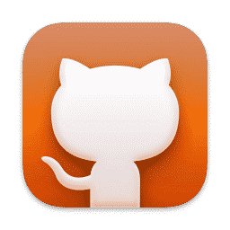 GitHub Desktop (Orange) macOS icon