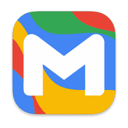 Gmail Colored Background (White)