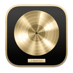 Gold Logic Pro X macOS icon