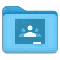 Google Classroom School Folder macOS icon