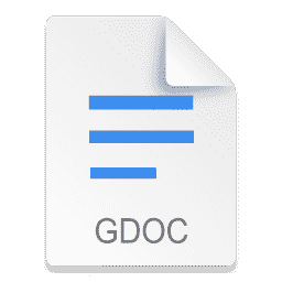 Google Docs Document macOS icon