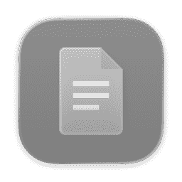 Google Docs icon -macOS-ClearLight-1024x1024@1x