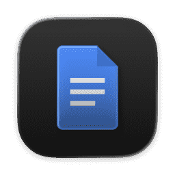 Google Docs icon -macOS-Dark-1024x1024@1x