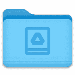 Google Drive Folder macOS icon