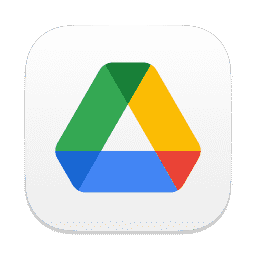Google Drive (White background) macOS icon