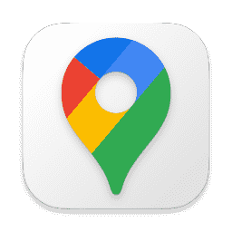 Google Maps macOS (original iOS icon adapted)