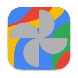 Google Photos Colored Background (Transparent)