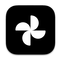 Google Photos (Dark) macOS icon