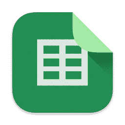 Google Sheets macOS icon