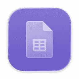 Google Sheets icon -macOS-TintedLight-1024x1024@1x