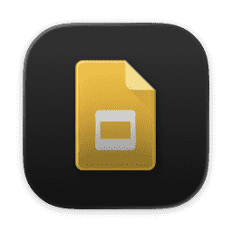 Google Slides icon -macOS-Dark-1024x1024@1x