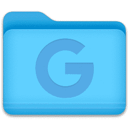 Google (Folder, Dark Mode)