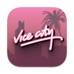 Grand Theft Auto Vice City Alt macOS icon