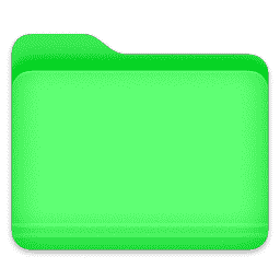 Green folder (Dark)