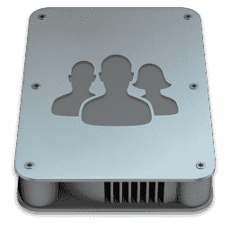 HD Shared Plain macOS icon