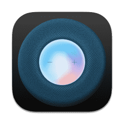 HomePod mini (Dark) (Blue) macOS icon