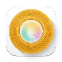 HomePod mini (Yellow) macOS icon