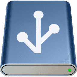 Home Assistant disk blue