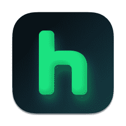 Hulu Dark macOS icon
