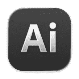 Illustrator (Clear Dark) macOS icon
