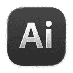 Illustrator (Clear Dark) macOS icon