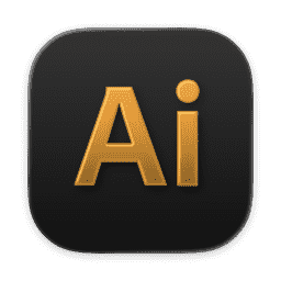 Illustrator (Dark) (macOS 26.2+) macOS icon