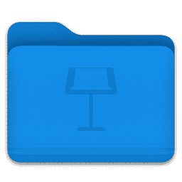 Keynote - Folder macOS icon