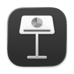 Keynote (Clear Dark) macOS icon