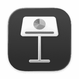 Keynote (Clear Dark) macOS icon