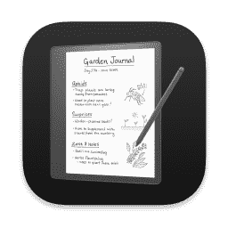 Kindle Notebooks (iOS 18/Dark Mode) macOS icon